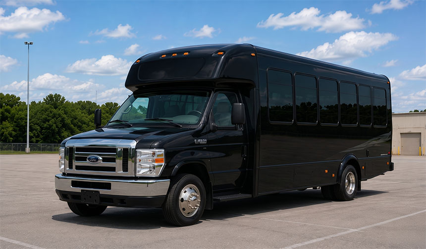 20-passenger minibus available for charter in Metairie, LA